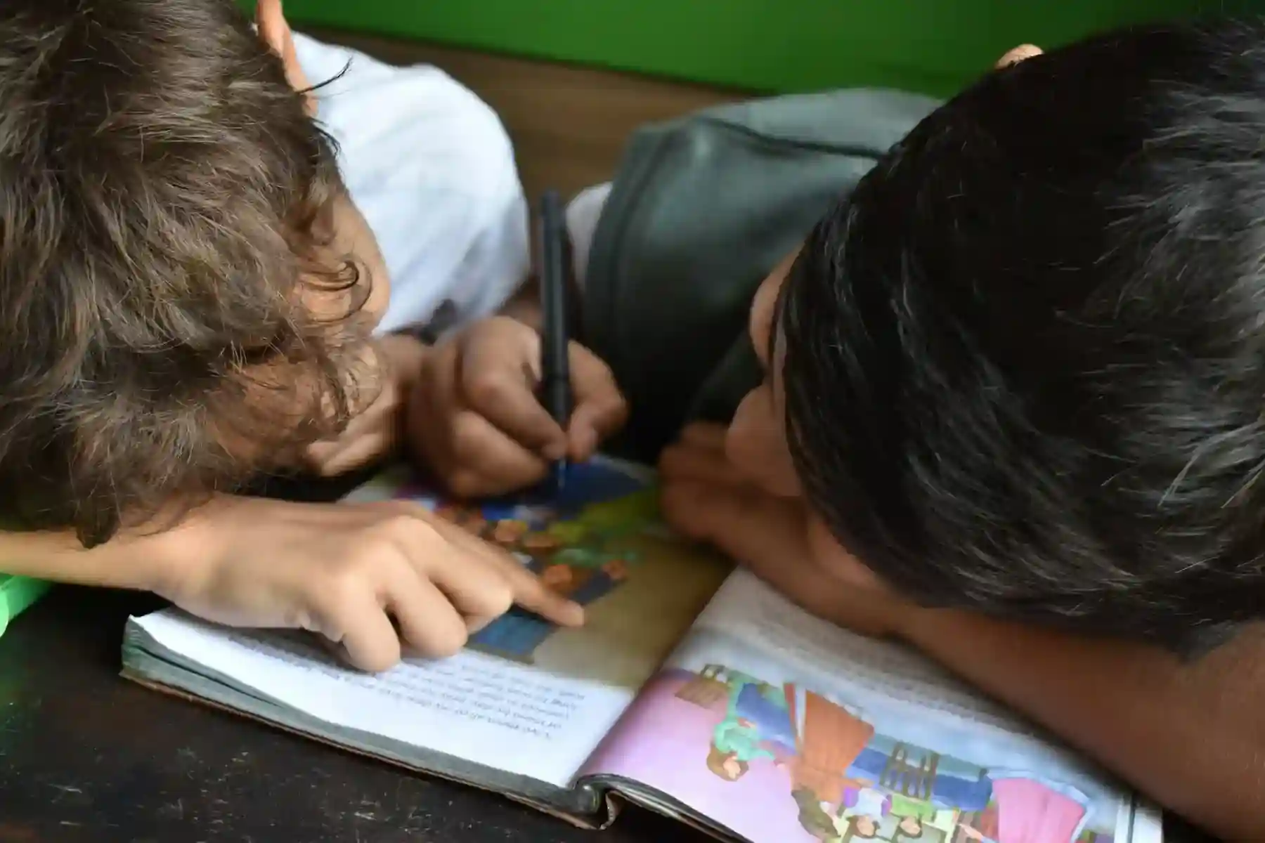 Reading with children