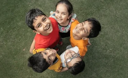 Kids enjoying outdoor activities